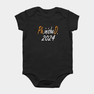 Phinished Phd 2024, Funny Doctorate Graduation Baby Bodysuit